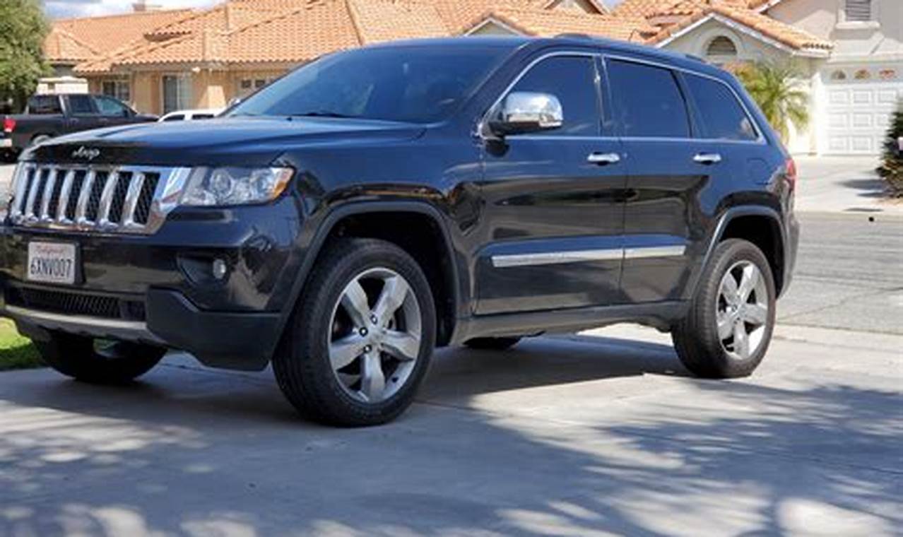 jeep grand cherokee overland 2012 for sale