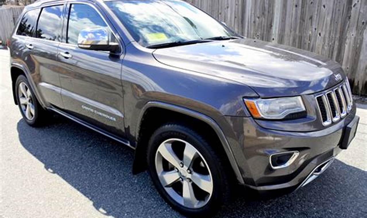 jeep grand cherokee overland for sale 2014