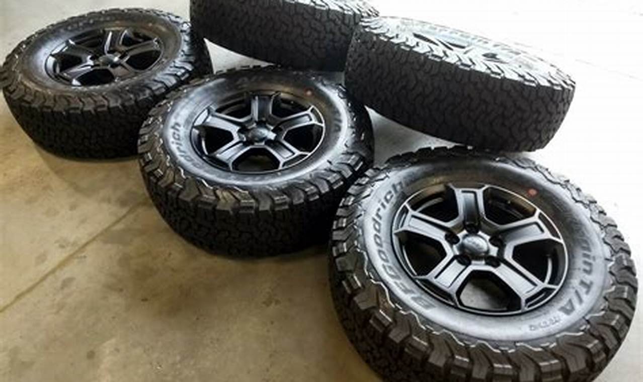 jeep jk wheels and tires for sale