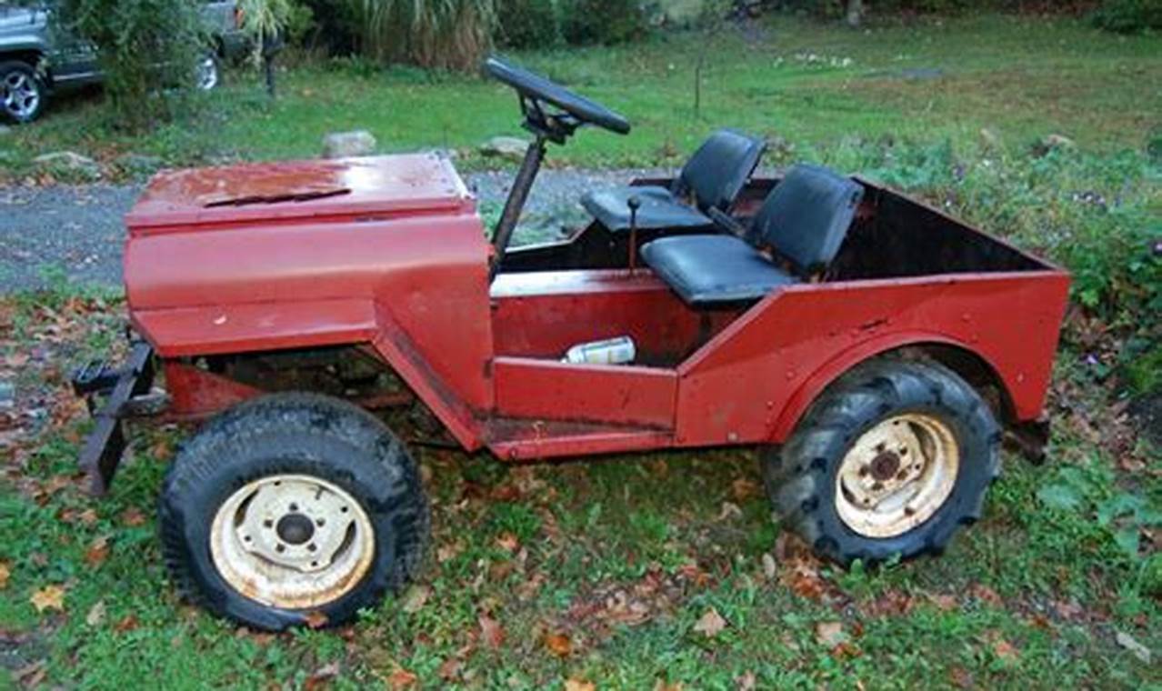 jeep lawn mower for sale