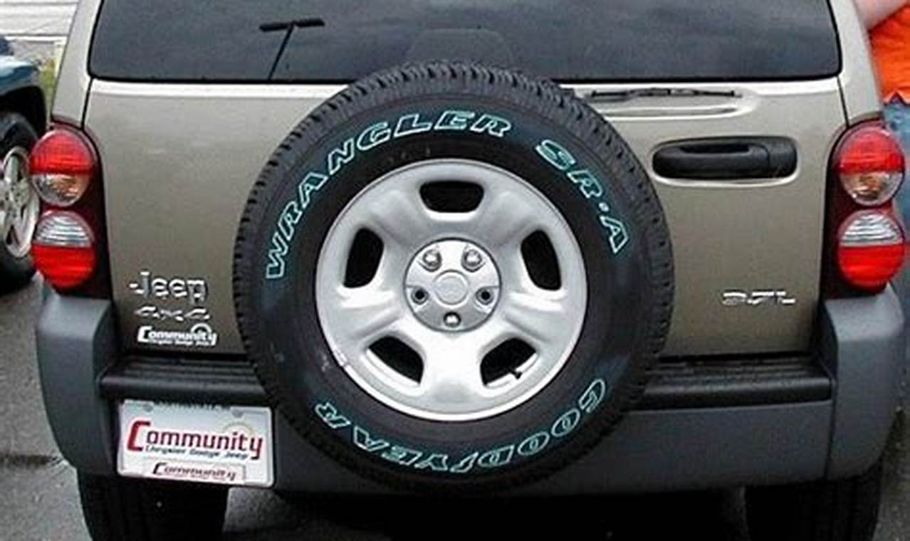 jeep liberty tires sizes