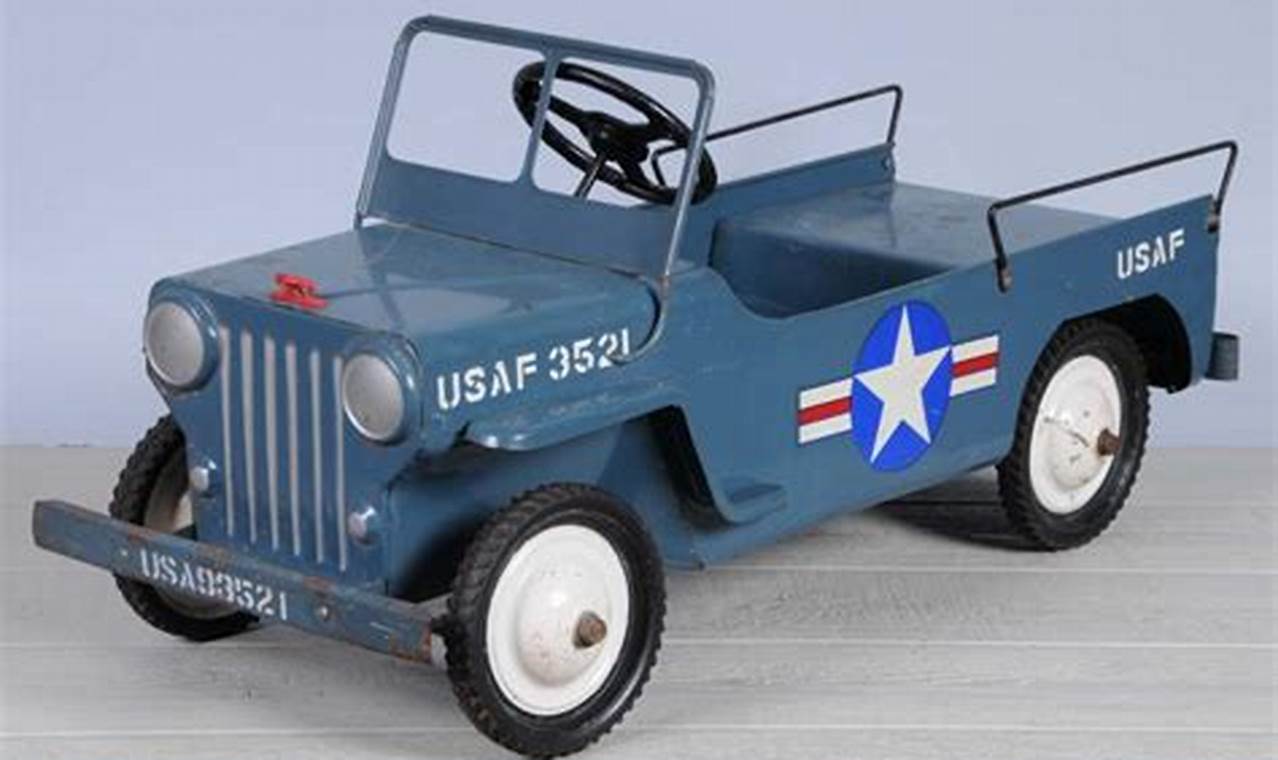 jeep pedal car for sale