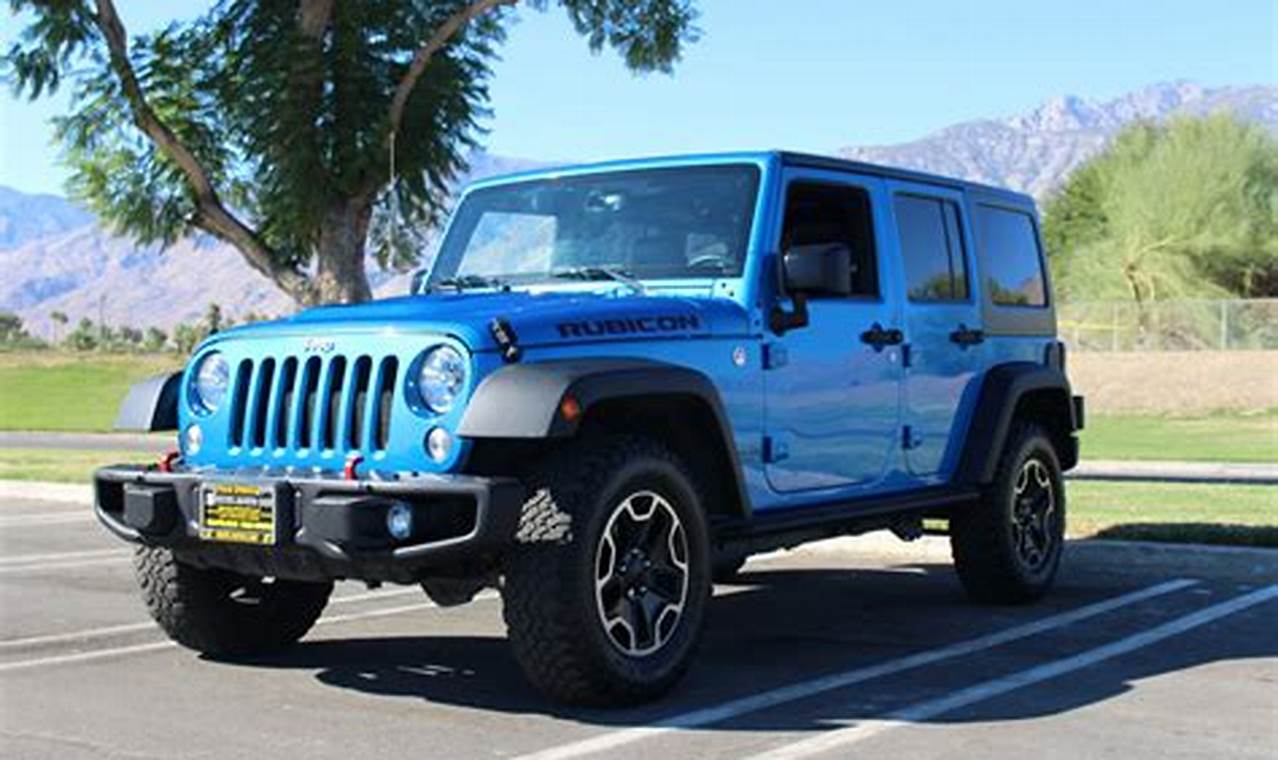 jeep rubicon for sale california