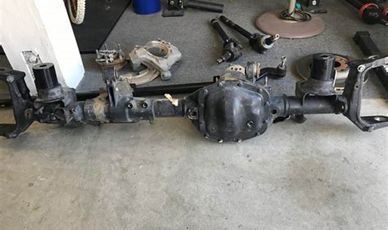 jeep rubicon front axle for sale