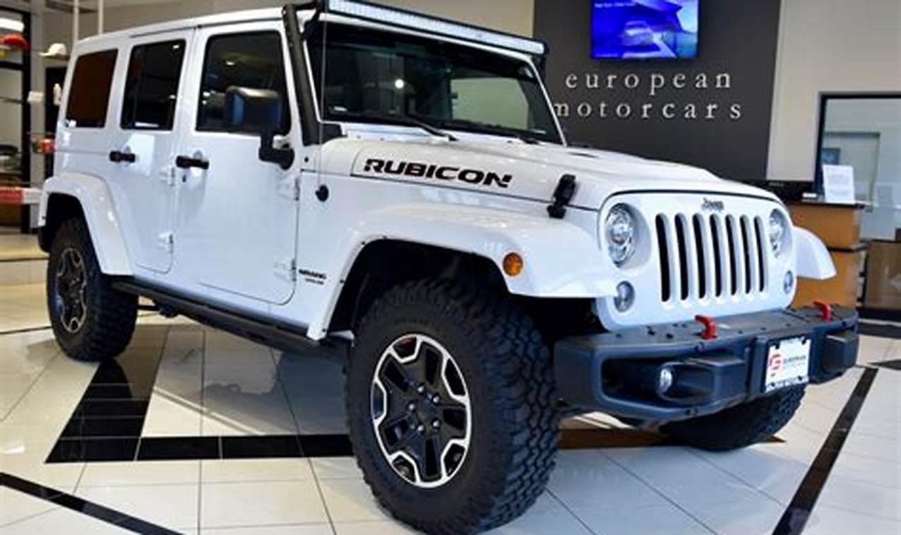 jeep rubicon hard rock edition for sale