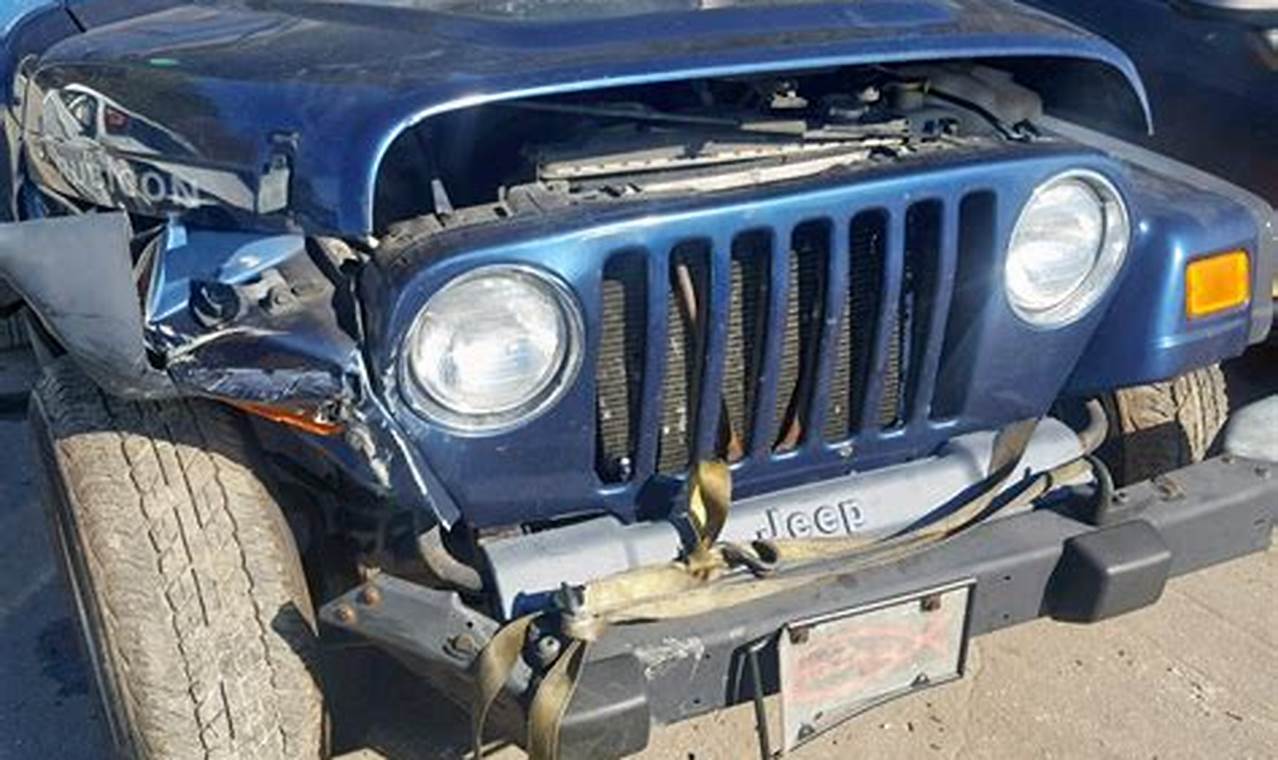 jeep rubicon salvage for sale