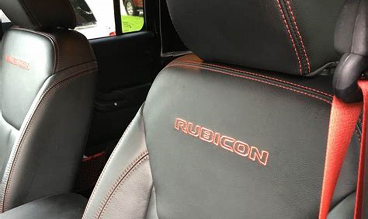 jeep rubicon seats for sale