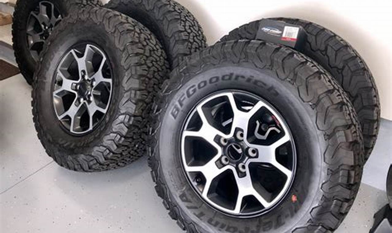 jeep rubicon wheels and tires for sale