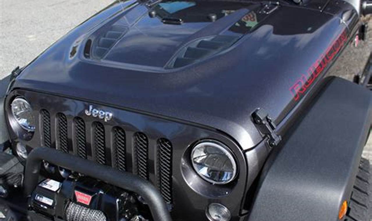 jeep rubicon x hood for sale