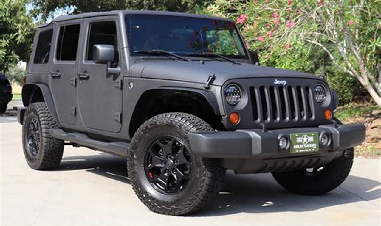 jeep sahara wrangler unlimited for sale