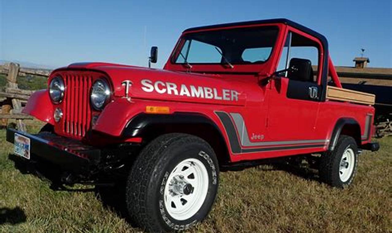 jeep scrambler for sale under 2000