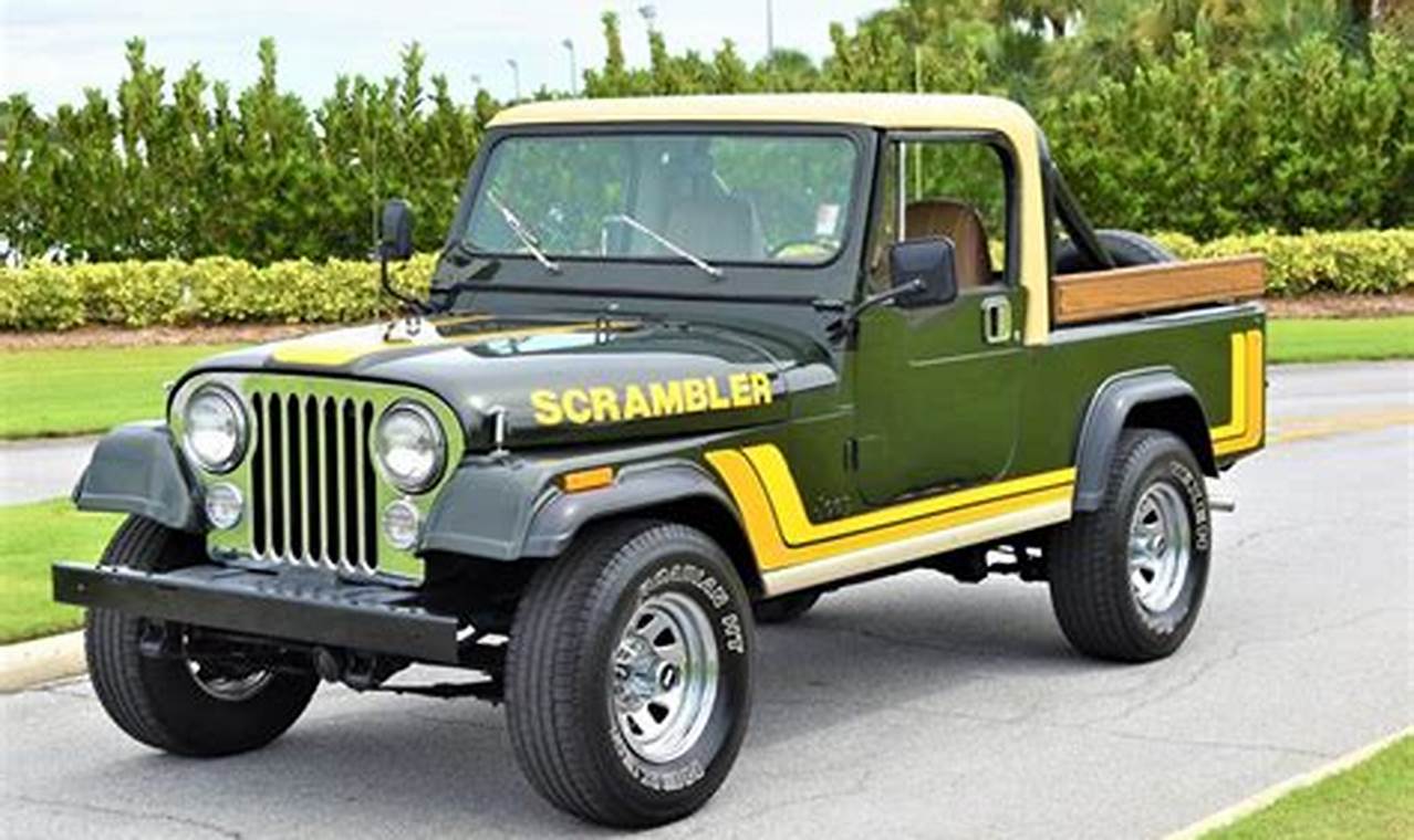 jeep scrambler truck for sale