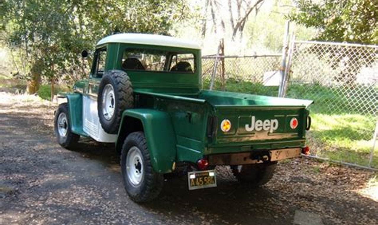jeep truck parts for sale