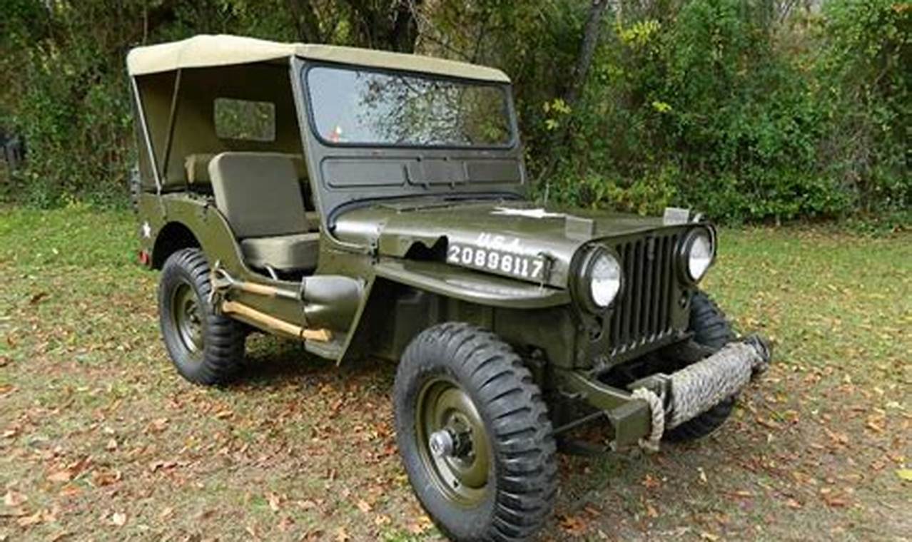 jeep willys overland for sale