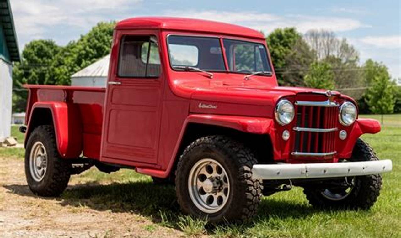 jeep willys pickup for sale