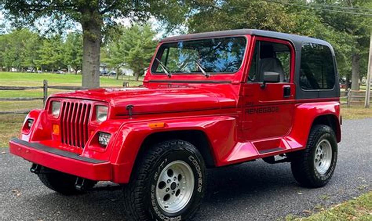 jeep wrangler 1991 for sale