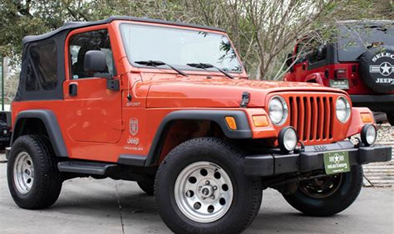 jeep wrangler 2000 to 2006 for sale f;lorida