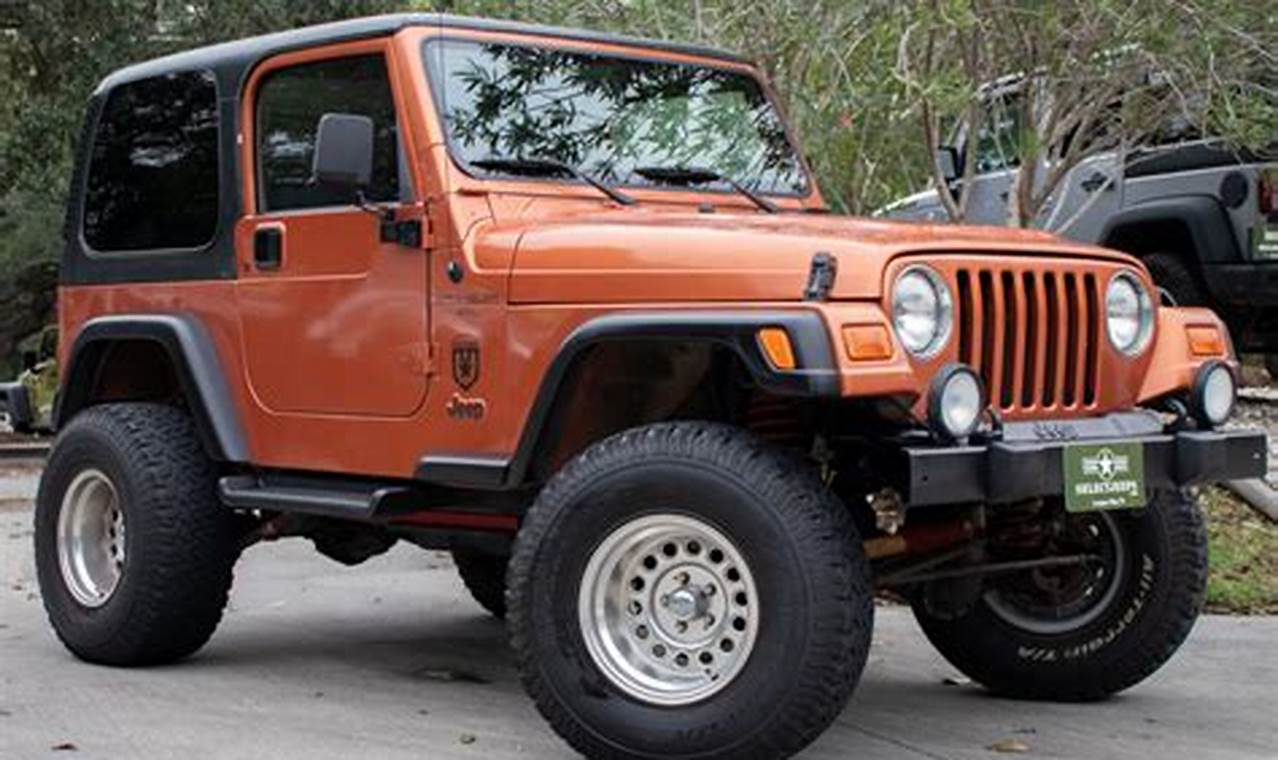 jeep wrangler 2001 for sale