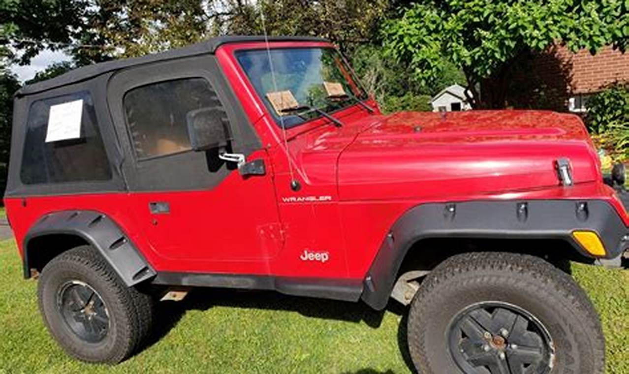 jeep wrangler 20010 for sale in pa