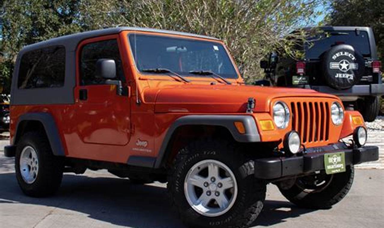jeep wrangler 2005 for sale