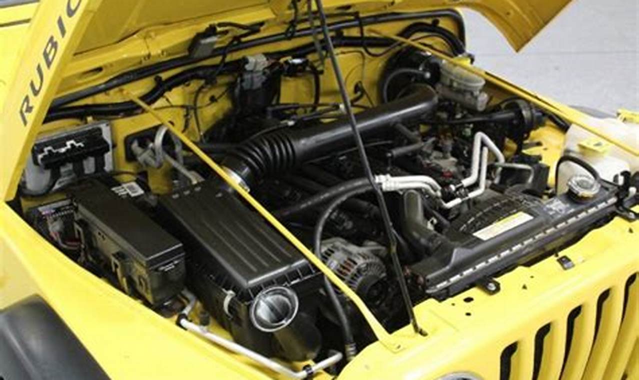 jeep wrangler 6 cylinder engine for sale
