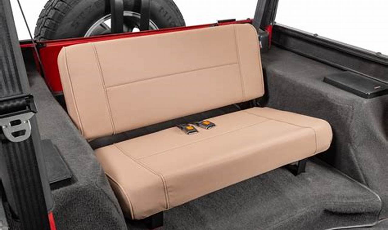 jeep wrangler back seat for sale