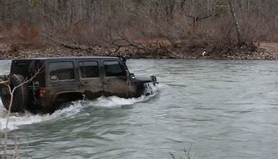 Jeep Wrangler Driving In Water
