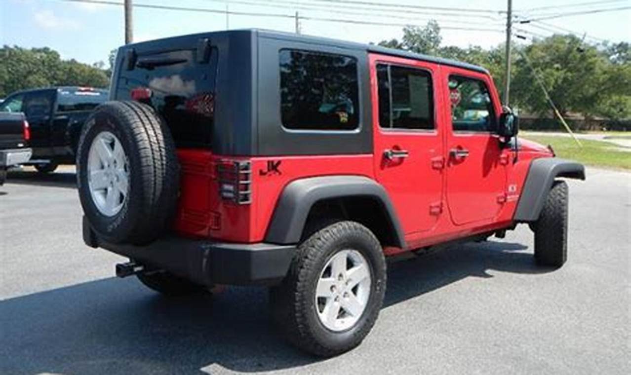 jeep wrangler for sale nc under 15000