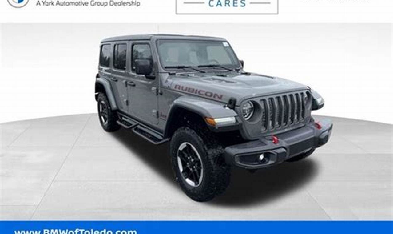 jeep wrangler for sale toledo ohio