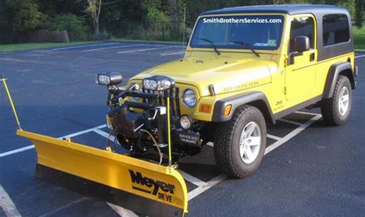 jeep wrangler for sale with snow plow in nh