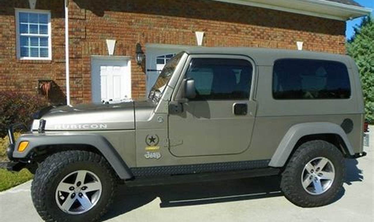jeep wrangler hardtop for sale craigslist
