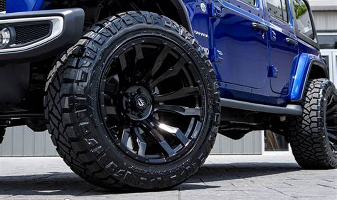 jeep wrangler rubicon wheels and tires for sale