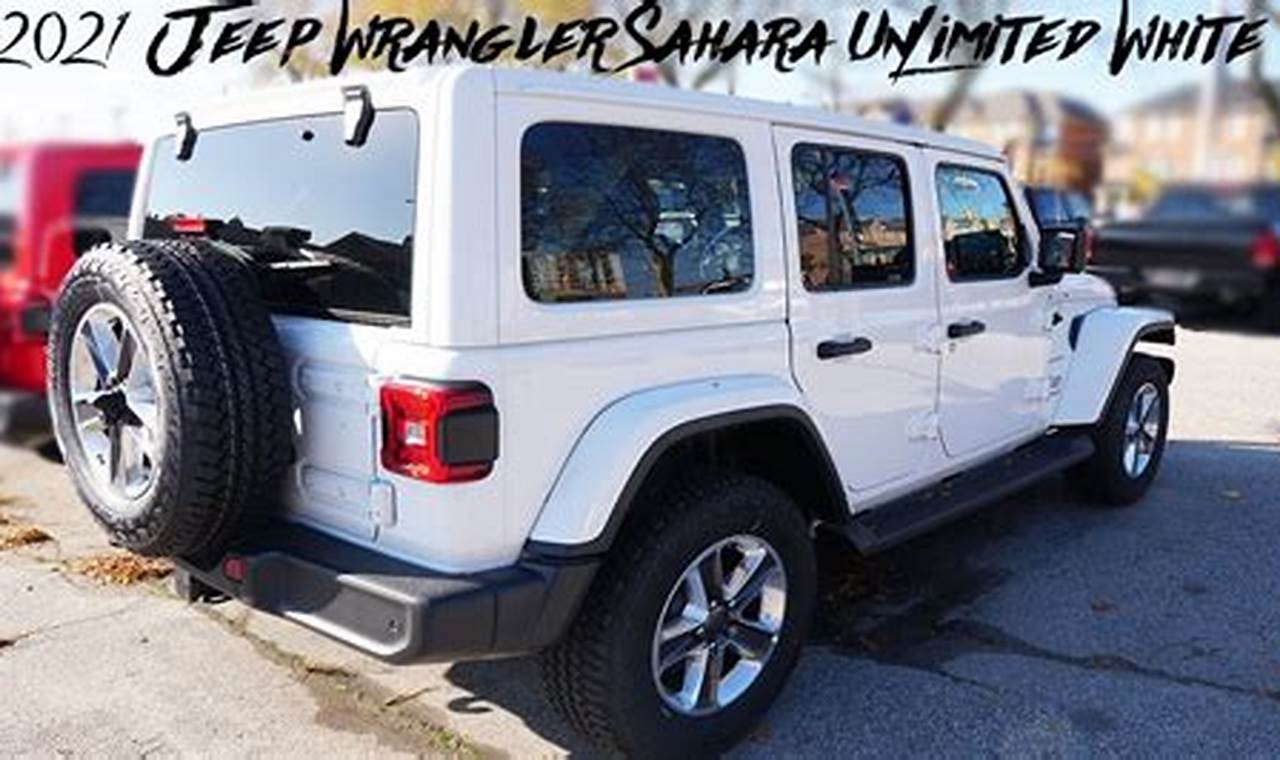 jeep wrangler sahara 2021 for sale
