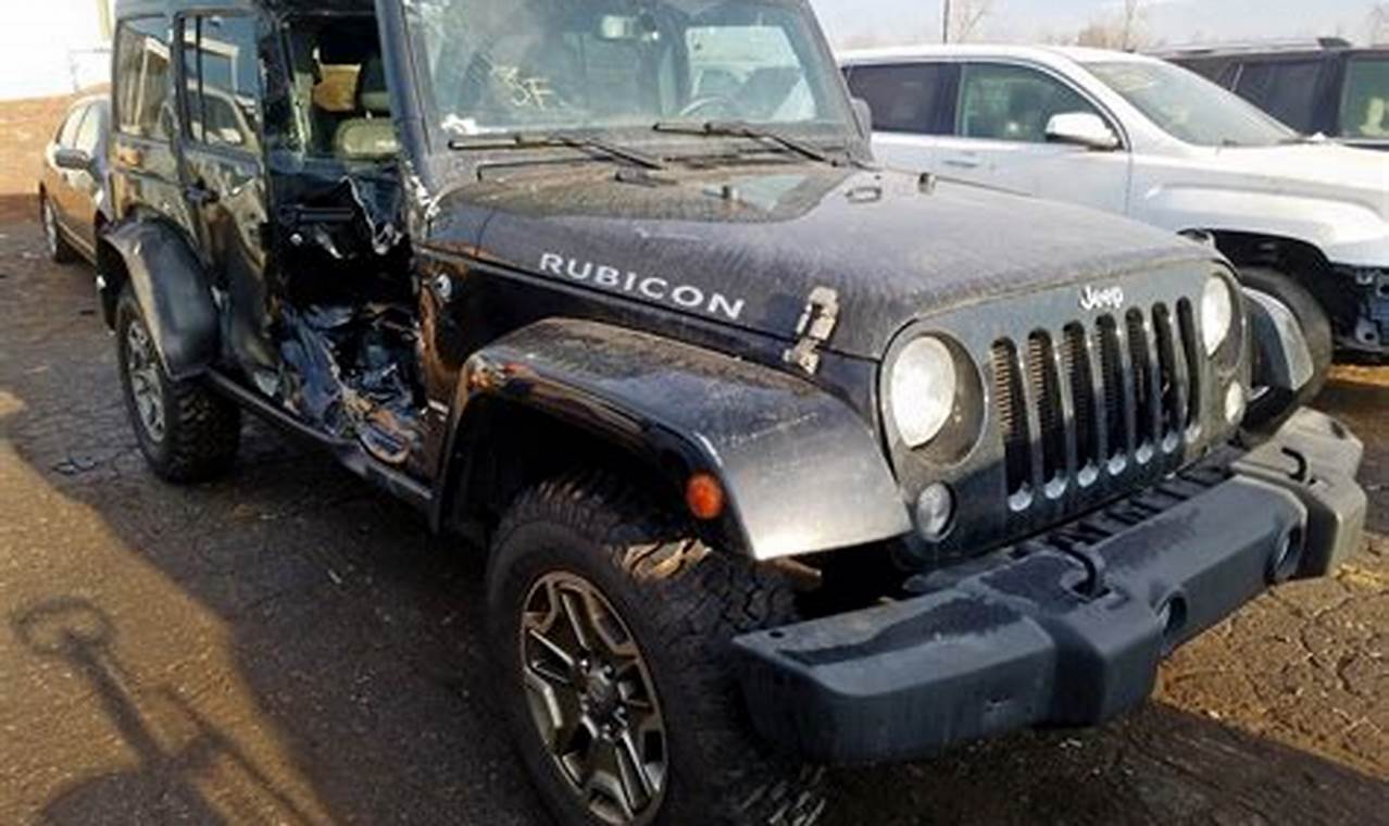 jeep wrangler salvage for sale