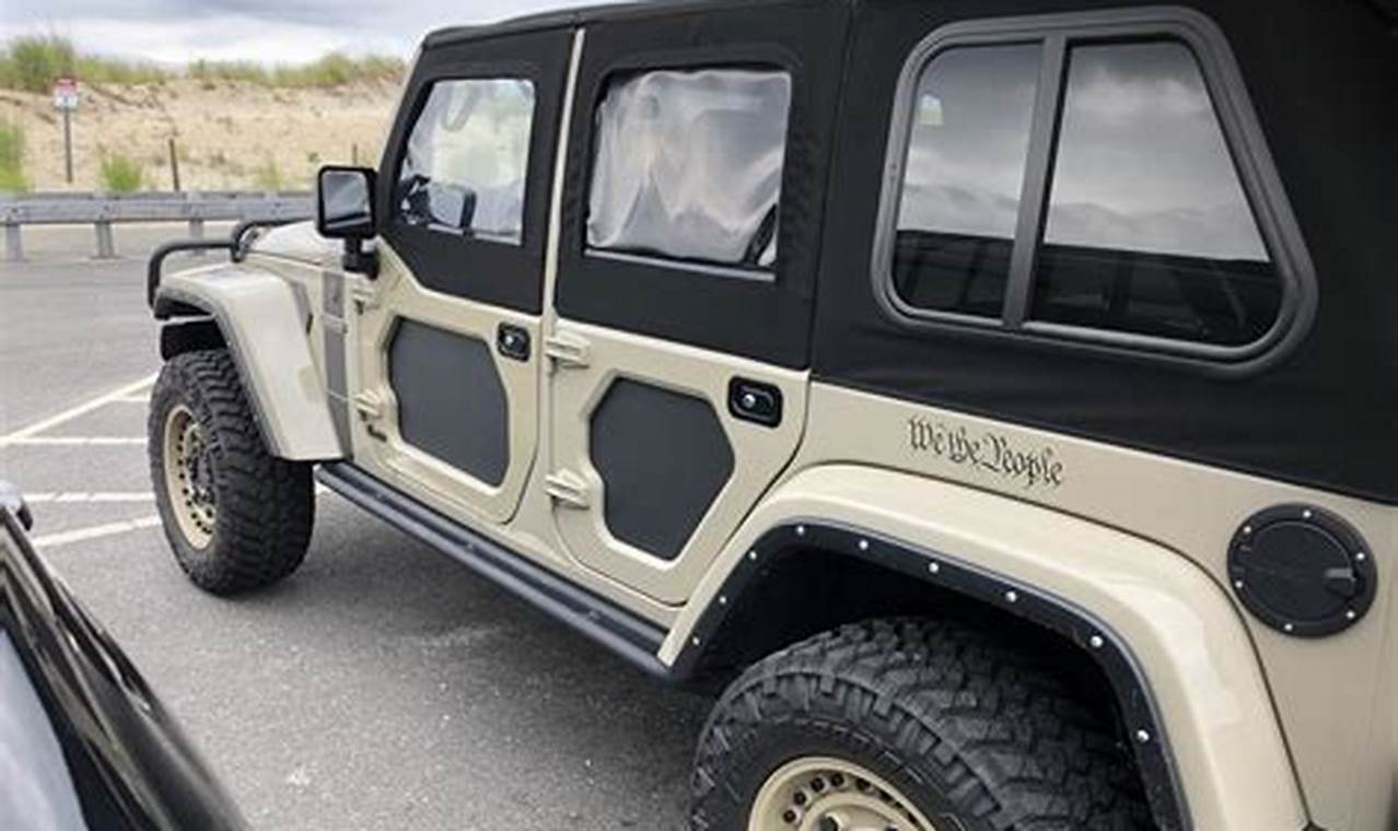 jeep wrangler soft doors for sale