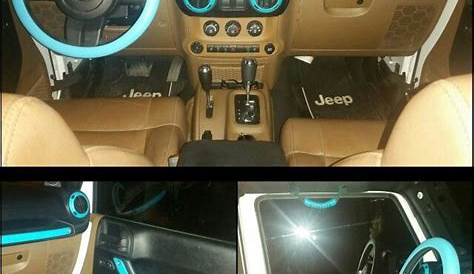 Jeep Wrangler Teal Accessories