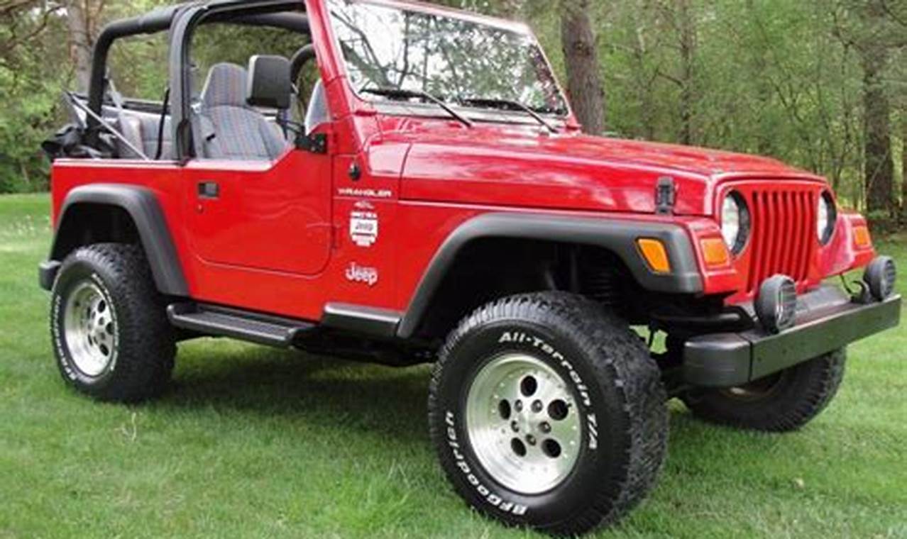 jeep wrangler tj for sale