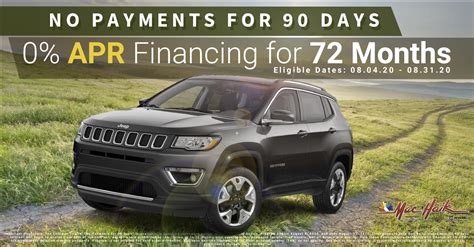 jeep 0 financing for 72 months