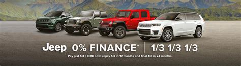 jeep 0 financing offer