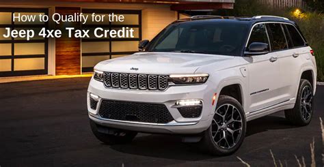 jeep 4xe federal tax credit