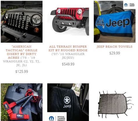 jeep accessories stores near me