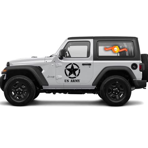 Jeep Army Decals