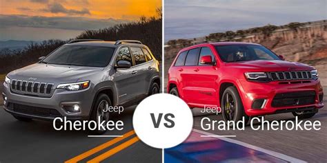 jeep cherokee comparison