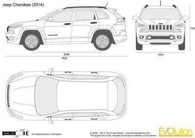 jeep cherokee dimensions 2014
