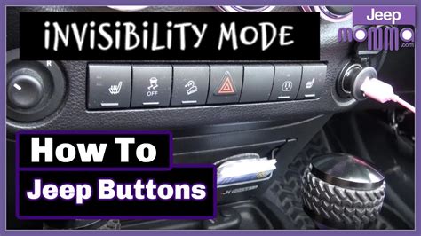 Jeep Dash Buttons