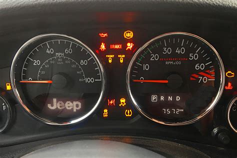 Jeep Dash Light