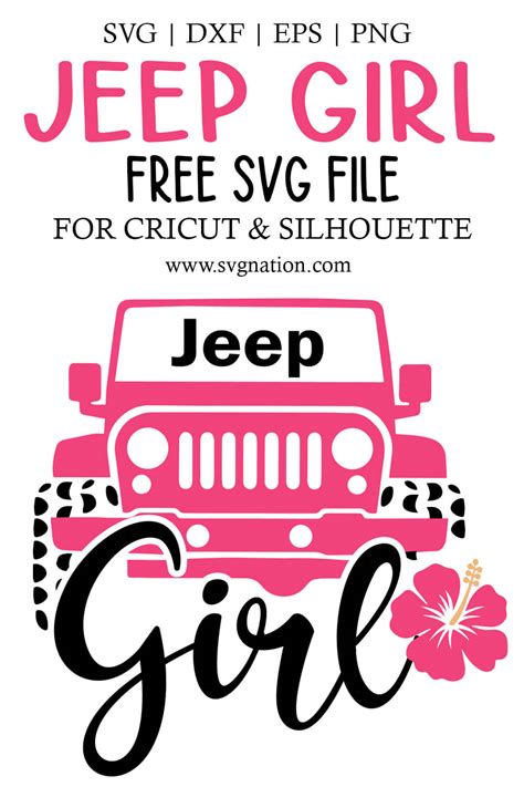 jeep girl svg free
