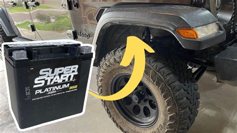 jeep gladiator auxiliary battery replacement