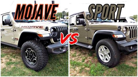 jeep gladiator mojave vs rubicon vs overland