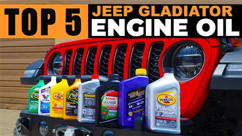 jeep gladiator recommended oil change